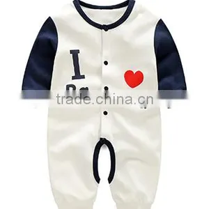 Wholesale Cheap Unisex Gender Baby Rompers 0-3-6months Adorable Printing Wholesale Good Quality Baby Sleeve Babysuits thumbnail-2