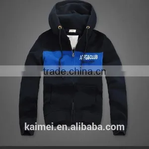 New Design Popular Eco-friendly Breathable Anti-Wrinkle Printed Zipper Hoodie CVC (60/40) thumbnail-2