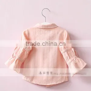 1-5 Years Wholesale 2017 New Autumn Cotton Full Sleeves Kids Girls Blouse thumbnail-3