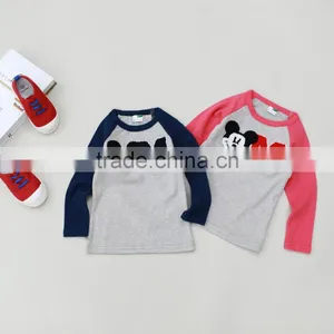 Baby Cotton Frocks Designs Boys Cartoon Printing Long Sleeve Cotton t Shirt #LT020 thumbnail-1