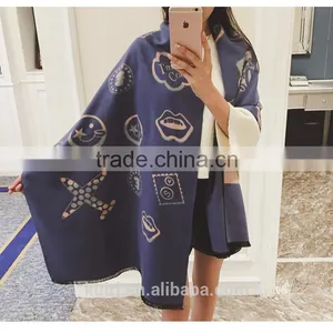 Sweet Style Plush Thickening Warm Scarf Curling Imitation Cashmere Shawl 2016 Hot Sale thumbnail-4