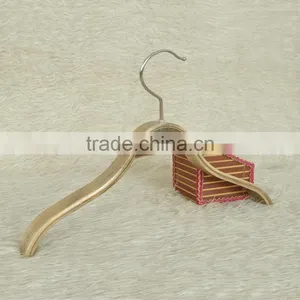 2016 Adult Size Pants Hanger White Scarf Hanger Sturdy Wood Coat Hanger thumbnail-1