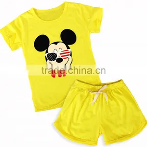 Customize Design Kids Summer Clothes Short Sleeve Children T-shirt With Cartoon Printing thumbnail-4