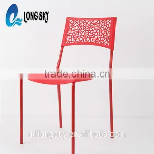LS-4008 Cheap Outdoor Colourful Stacking Plastic Garden Chair Dining Chair Plastic Patio Chair thumbnail-2