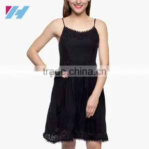 Latest Summer Casual Wear Fashion Apparel Sexy Lace Dress For Women thumbnail-2