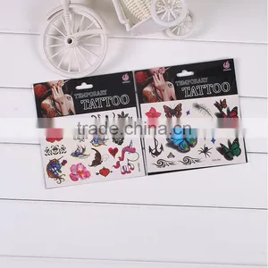 Different Flower Shapes Sticker Waterproof Tattoo Sticker Enviroment Protection Non-toxic thumbnail-3