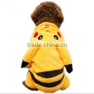 Wholesale Winter Pet Apparel Pikachu Jacket Cute Pet Coat Fancy Costume thumbnail-1