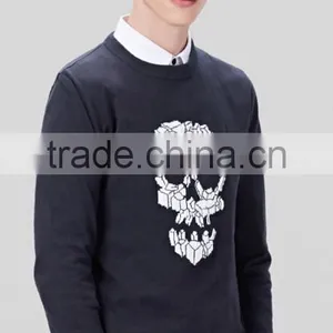 Hot Sale Lowest China Price Fashion Men Sweater 2017 for Black thumbnail-3