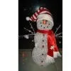 Personalised Snowman Lamp Chiristmas Gift thumbnail-1