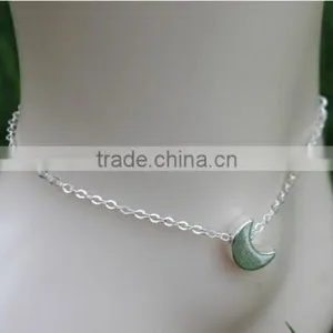 Sexy Women Gold Silver Moon Pendant Ankle Chain Foot Chain Anklets thumbnail-1