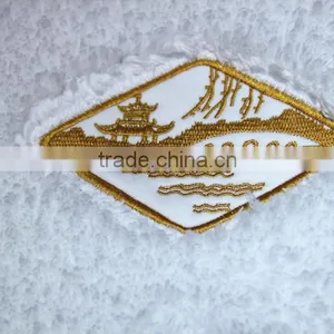 Cotton Bath Rug Hand Tuffted With Embroidered Logo thumbnail-2