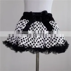 Adult Pettiskirt Plus Size Baby Girl Chiffon Pettiskirt With Rosettes thumbnail-5