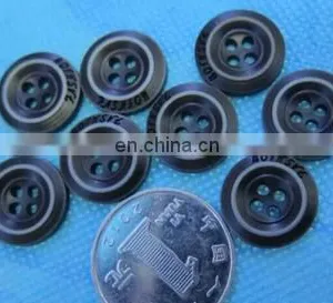 CLASSIC BLACK CLOTH BUTTON HOT SALES 15.5MM BAG BUTTON FASHION WORDS PRINTED BUTTON thumbnail-3