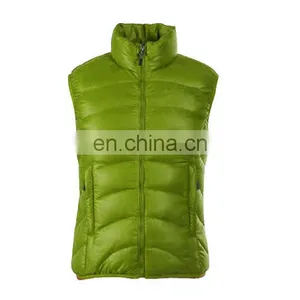 Waterproof Cover Wine Red Duck Down Vest for Woman thumbnail-5