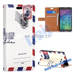2015 New Fashion Wallet Style Flip Stand Gril Style Leather Case for Samsung Galaxy A7,Phone Leather Case thumbnail-1