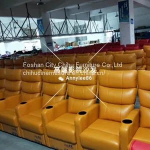 High End Cinema Sofa,leather Movie Theater Seats thumbnail-1