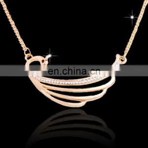 Promotional Wholesale Custom Crystal Metal Rhinestone 2014 Fashion Statement Necklace Jewelry MCB-0018 thumbnail-1