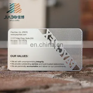 Jiabo Fashion Stainless Steel Custom Metal Visit Name Business Card thumbnail-6