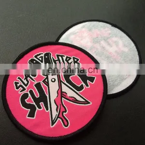 Custom Brand Logo Fabric Woven Patch/Badges For Islamic School Uniforms thumbnail-6
