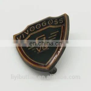 Fashional Decorative Metal Plate With Enamel Handbag Logo Metal Plate thumbnail-1