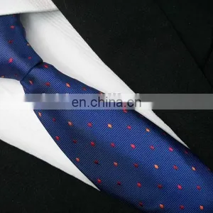 Fashion Red Dot Cheap Woven Slim Ties for Men Design thumbnail-1