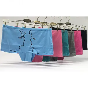 Yun Meng Ni Sexy Underwear Latest Panty Designs For Women Breathable Cotton Women's Boyshorts thumbnail-3