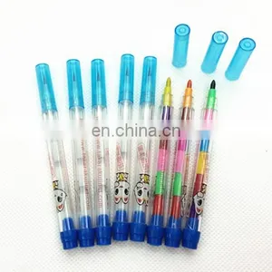 Novelty Stacked Crayons 7 Colors thumbnail-1