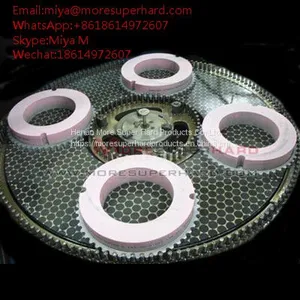 Vitrified Bond Double Disc Grinding Wheel for Hydraulic Pneumatic Components Miya@moresuperhard.com thumbnail-2