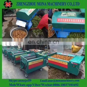 Fresh Walnut Peeler|Fresh Walnut Peeling Machine|Green Walnut Skin Removing Machine thumbnail-5