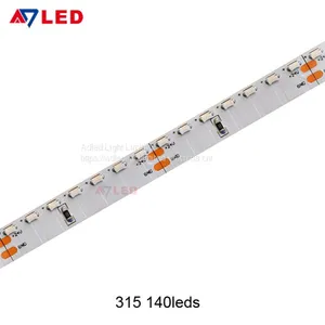Adled Light Side View Emitting Smd 315 140leds 24V 3000K 6500K 9000K Led Strip Lighting Flexible for Clothing Display Showcase thumbnail-1