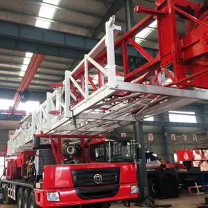 XJ850 850HP XJ1000 1000HP Heavy Duty Truck-Mounted Drilling and Workover Rig for Oil Field thumbnail-5