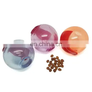 Funny Tongue Pattern Dog Treat Ball,Interactive IQ Treat Dispensing Ball Toy Interactive Toy thumbnail-2