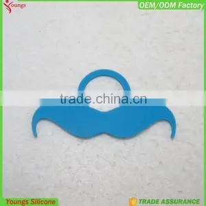 Promotion Identification Silicone Beard Wine Glass Marker/Wine Glass Charms/Plastic Glass Clip thumbnail-6
