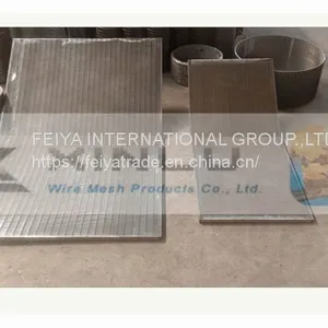 Sieve Bend Screening, Anti Rust Wedge Wire Screen Panels , Professional V Wire Wrapped Screen Plate thumbnail-1