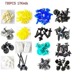 Push Pin Rivets White Plastic Push Fasteners Plastic Push Rivets For Cars thumbnail-1