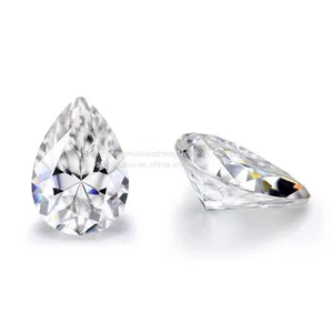Loose Gemstones Moissanite Stone 0.35ct To 6ct Pear Shape Diamond D Color VVS1 Loose Beads For Women Luxury Ring Jewelry Making thumbnail-4