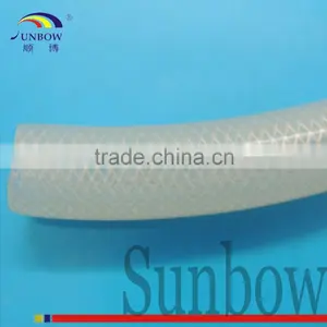 High Temperature High Voltage Resistant Food Grade Clear Silicone Braided Tube thumbnail-2