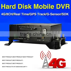 8CH Mobile DVR ,H.264, 4G Mobile DVR,Real Time Video Monitor ,GPS Track,IO,G-sensor,Support IPhone , Android Phone thumbnail-1