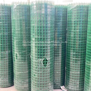 Green PVC Welded Wire Steel Mesh Euro Fence thumbnail-5