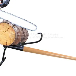 Timber Jack Two-in-one Tool Efficiently Raises the Log off the Ground for Easy Cutting thumbnail-1