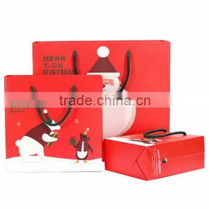 Custom Printed Low Cost Popular Hand Christmas Paper Bag Quality Choice thumbnail-5