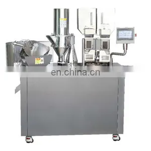 New Type Semi Automatic Double Head Cephalosporin Hard Gelatin Pill Empty Capsule Filling Machine With GMP Standard thumbnail-2