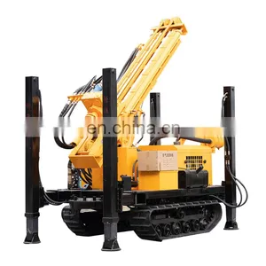 China HW BRAND 300m-1000m Depth Pneumatic Rock Blasting Drill Rig For Mining And Quarry Drilling thumbnail-1