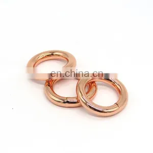 Rose Gold Iron Round Ring For Handbag thumbnail-5