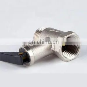 Electric or Solar Water Heater Brass Safety Valve 1/2