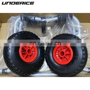 UICE Single SUP Trolley Portable Aluminum Kayak Canoe Cart Fishing Kayak Transport Trolley Surfboard Cart thumbnail-4