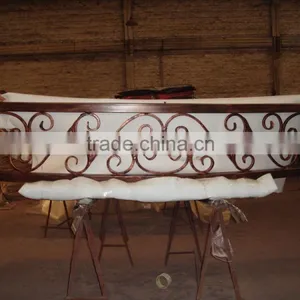 Finished Steel Elegant Golden Color Steel Fence thumbnail-1