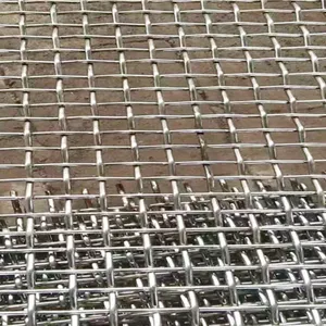 304 Stainless Steel Wire Mesh Crimped Mesh Plain Weave Mesh Metal Filter Mesh Stainless Steel Crimped Mesh thumbnail-1