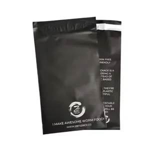 Custom Logo Printing Peach Pink Polymailer Express Mailing Bag Biodegradable Packaging Shipping Poly Mailer Bags for Clothing thumbnail-4