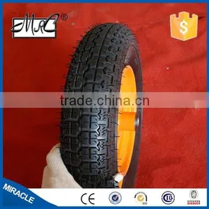 Wholesale 14 Inch Rubber Wheel 3.50-8 for Wheelbarrow Trolley thumbnail-1